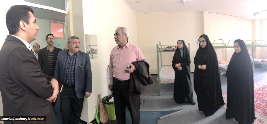 بازدید مدیر کل طرح و برنامه و بودجه دانشگاه از پردیس های استان