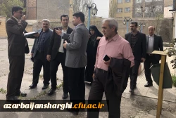 بازدید مدیر کل طرح و برنامه و بودجه دانشگاه از پردیس های استان