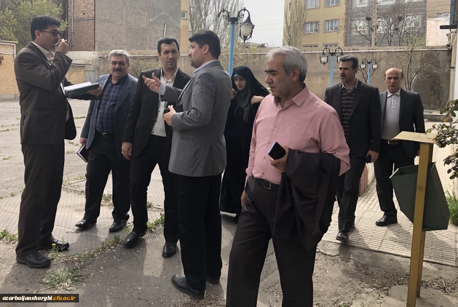 بازدید مدیر کل طرح و برنامه و بودجه دانشگاه از پردیس های استان