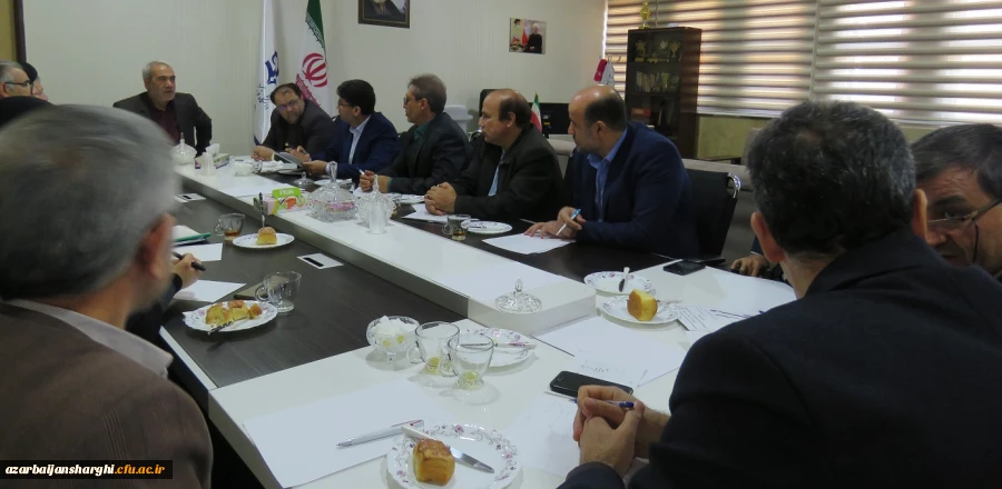 شورای تغذیه دانشگاه فرهنگیان آذربایجان شرقی  تشکیل جلسه داد