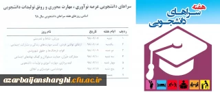 پیام مدیر امور پردیس های استان آذربایجان شرقی به مناسبت هفته سراهای دانشجویی