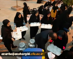 ضیافت افطار دانشجومعلمان پردیس فاطمه الزهرا(س)  تبریز