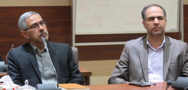 مراسم تکریم و معارفه مسئول سابق و جدید حراست دانشگاه فرهنگیان آذربایجان شرقی