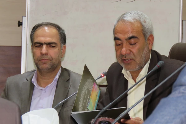 مراسم تکریم و معارفه مسئول سابق و جدید حراست دانشگاه فرهنگیان آذربایجان شرقی