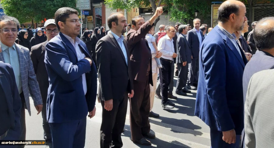 حضور در راهپیمایی عظیم روز جهانی قدس