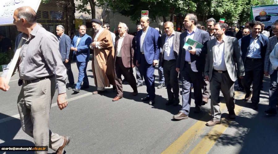 حضور در راهپیمایی عظیم روز جهانی قدس