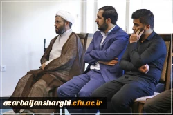 حجت الاسلام والمسلمین آل هاشم در جمع دانشجومعلمان بسیجی دانشگاه فرهنگیان آذربایجان شرقی