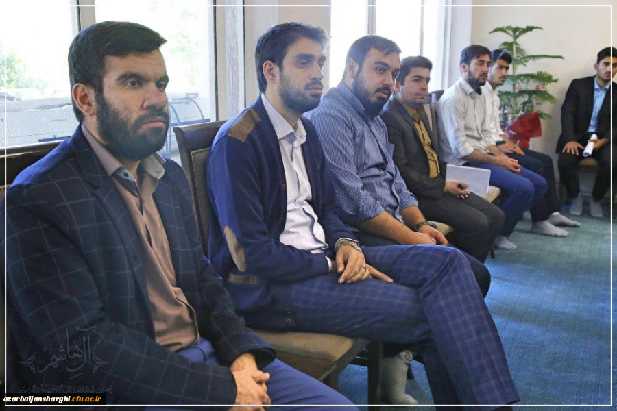 حجت الاسلام والمسلمین آل هاشم در جمع دانشجومعلمان بسیجی دانشگاه فرهنگیان آذربایجان شرقی