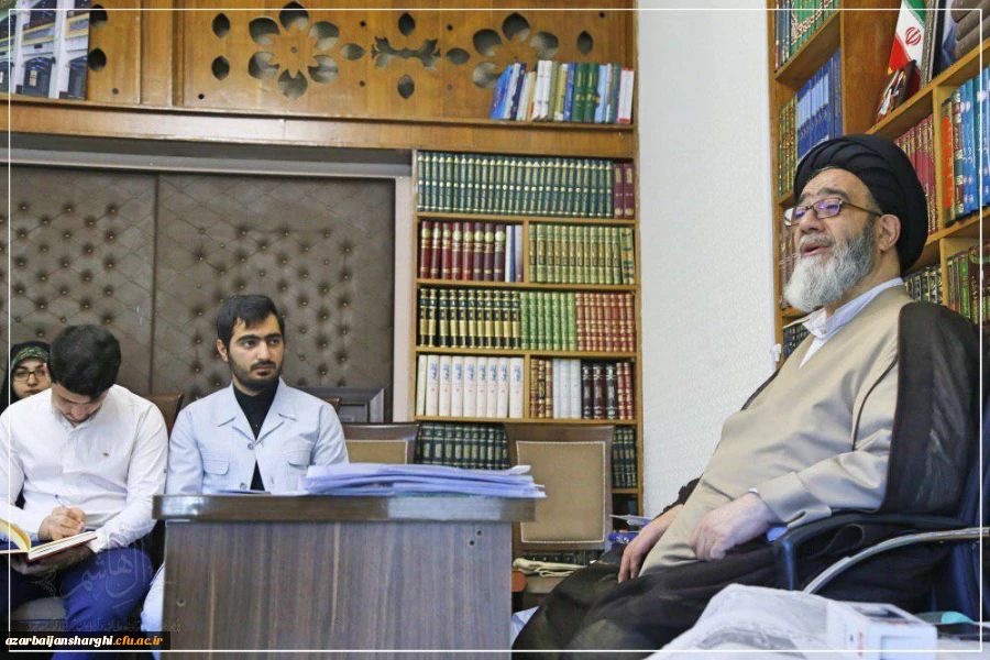 حجت الاسلام والمسلمین آل هاشم در جمع دانشجومعلمان بسیجی دانشگاه فرهنگیان آذربایجان شرقی