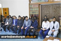 حجت الاسلام والمسلمین آل هاشم در جمع دانشجومعلمان بسیجی دانشگاه فرهنگیان آذربایجان شرقی