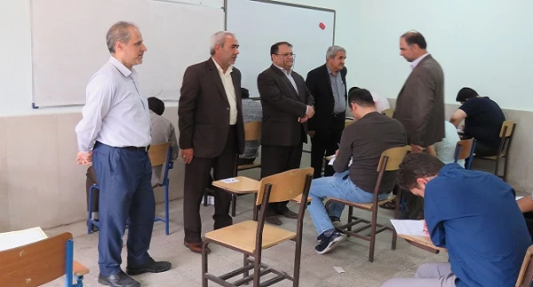 بازدید از روند برگزاری امتحانات در پردیس های آذربایجان شرقی