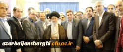 دیدار مدیر امور پردیس های دانشگاه فرهنگیان آذربایجان شرقیبا مراجع عظام در قم