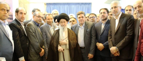 دیدار مدیر امور پردیس های دانشگاه فرهنگیان آذربایجان شرقیبا مراجع عظام در قم