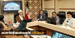 دیدار مدیر امور پردیس های دانشگاه فرهنگیان آذربایجان شرقیبا مراجع عظام در قم