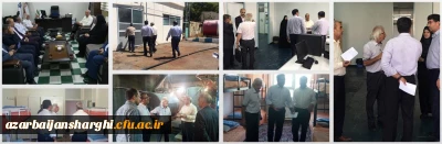 با حضور کارشناسانی از سازمان مرکزی صورت گرفت

بازدید اعضای شورای عمران دانشگاه فرهنگیان از پردیس های استان آذربایجان شرقی