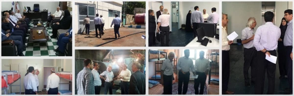 بازدید اعضای شورای عمران دانشگاه فرهنگیان از پردیس های استان آذربایجان شرقی