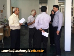 بازدید اعضای شورای عمران دانشگاه فرهنگیان از پردیس های استان آذربایجان شرقی