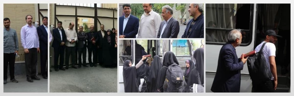 بدرقه تیم خواهران بسیج دانشجویی اعزامی به اردوهای جهادی