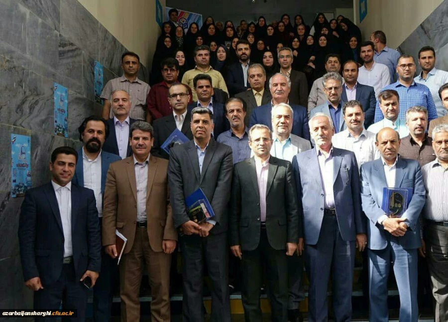 تجلیل از دانشگاه فرهنگیان آذربایجان شرقی به عنوان رتبه برتر نمایشگاه نکوداشت یکصد سالگی تربیت معلم