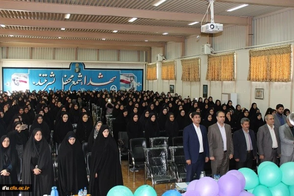 مراسم آیین استقبال از نو دانشجو معلمان پردیس فاطمه الزهرا(س) تبریز 5