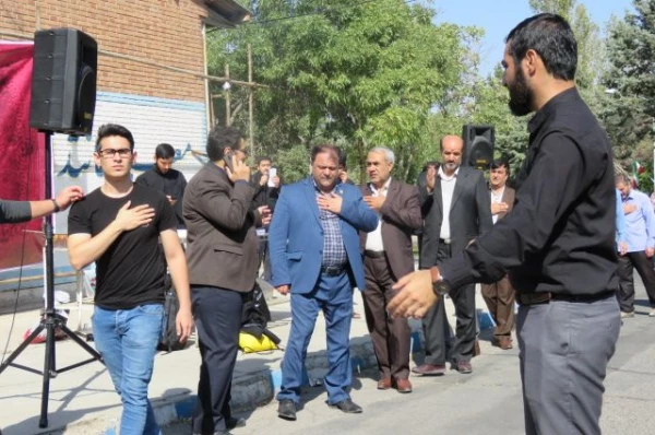 مراسم بدرقه زائران اربعین دانشگاه فرهنگیان استان با حضور هیئت رئیسه دانشگاه 4