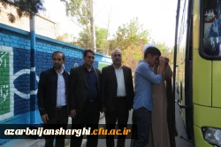 مراسم بدرقه زائران اربعین دانشگاه فرهنگیان استان با حضور هیئت رئیسه دانشگاه 6