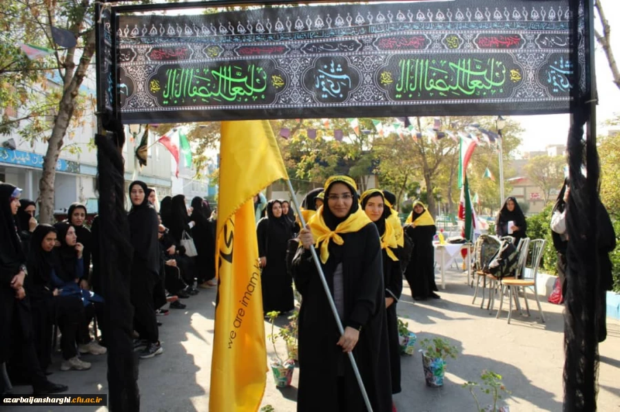 مراسم بدرقه زائران اربعین دانشگاه فرهنگیان استان با حضور هیئت رئیسه دانشگاه 9