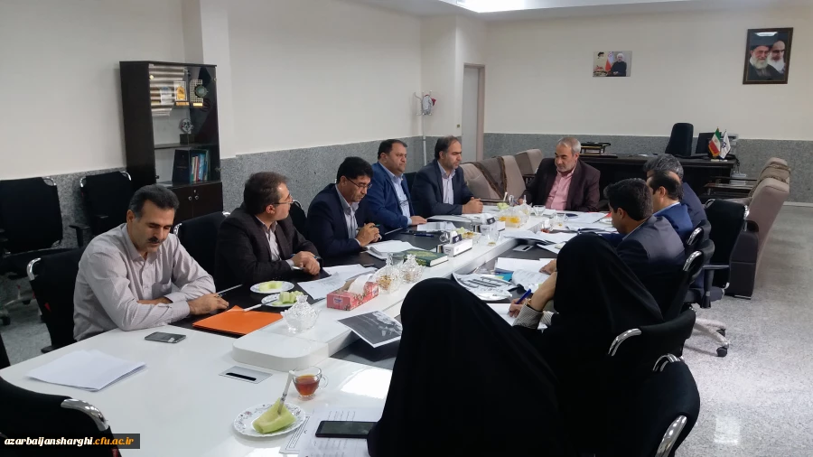 برگزاری جلسه شورای نظارت پردیس های دانشگاه فرهنگیان در دفتر مدیریت پردیس های استان 4