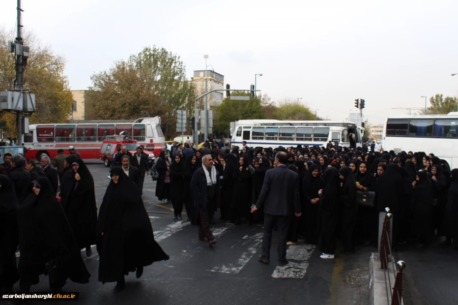 حضور دانشگاه فرهنگیان استان آذربایجان شرقی در تجمع مردمی حمایت از امنیت و اقتدار کشور . 4