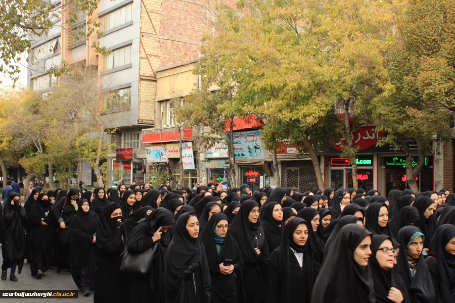 حضور دانشگاه فرهنگیان استان آذربایجان شرقی در تجمع مردمی حمایت از امنیت و اقتدار کشور . 8