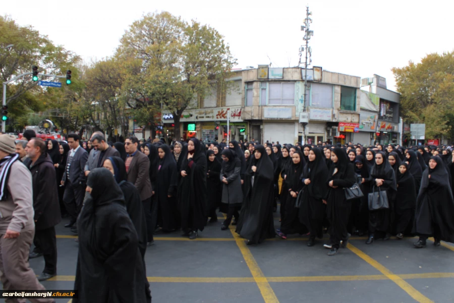 حضور دانشگاه فرهنگیان استان آذربایجان شرقی در تجمع مردمی حمایت از امنیت و اقتدار کشور . 11