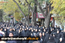 حضور دانشگاه فرهنگیان استان آذربایجان شرقی در تجمع مردمی حمایت از امنیت و اقتدار کشور . 16