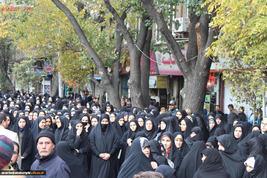 حضور دانشگاه فرهنگیان استان آذربایجان شرقی در تجمع مردمی حمایت از امنیت و اقتدار کشور . 16