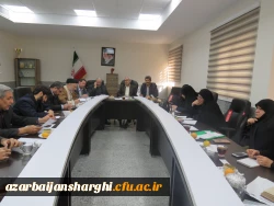 جلسه ستاد اقامه نماز دانشگاه فرهنگیان در محل مدیریت امور پردیس های استان با حضور ضیائی مدیر ستاد اقامه نماز استان آذربایجان شرقی واعضای ستاد برگزار شد.  5