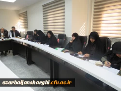 جلسه ستاد اقامه نماز دانشگاه فرهنگیان در محل مدیریت امور پردیس های استان با حضور ضیائی مدیر ستاد اقامه نماز استان آذربایجان شرقی واعضای ستاد برگزار شد.  7