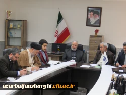 جلسه ستاد اقامه نماز دانشگاه فرهنگیان در محل مدیریت امور پردیس های استان با حضور ضیائی مدیر ستاد اقامه نماز استان آذربایجان شرقی واعضای ستاد برگزار شد.  8