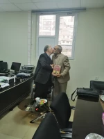 دیدار  مدیر امور پردیس های دانشگاه فرهنگیان استان آذربایجان شرقی با رئیس هیات مدیره بنیاد خیرین حامی دانشگاه فرهنگیان و رئیس کارخانه کارتن سازی میهن و مدیرعامل بنیاد خیرین حامی دانشگاه فرهنگیان 3