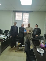 دیدار  مدیر امور پردیس های دانشگاه فرهنگیان استان آذربایجان شرقی با رئیس هیات مدیره بنیاد خیرین حامی دانشگاه فرهنگیان و رئیس کارخانه کارتن سازی میهن و مدیرعامل بنیاد خیرین حامی دانشگاه فرهنگیان 2