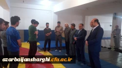 بهینه سازی کتابخانه پردیس علامه امینی با حضور دکتر اسداله خدیوی و مسئولین مدیریت امور پردیس های استان و پردیس علمه امینی 2