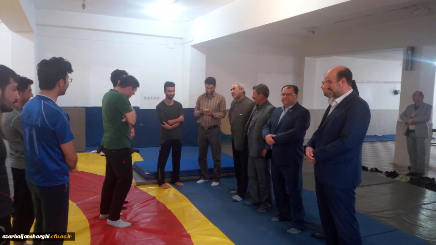 بهینه سازی کتابخانه پردیس علامه امینی با حضور دکتر اسداله خدیوی و مسئولین مدیریت امور پردیس های استان و پردیس علمه امینی 2