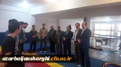 بهینه سازی کتابخانه پردیس علامه امینی با حضور دکتر اسداله خدیوی و مسئولین مدیریت امور پردیس های استان و پردیس علمه امینی 4