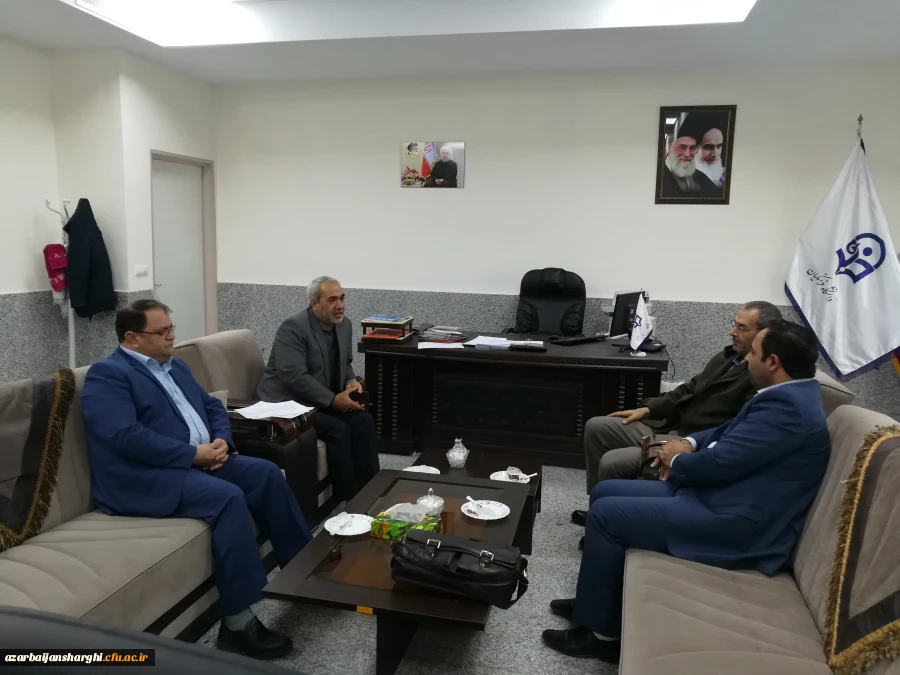 دیدار مدیریت امور پردیس های استان با معاون استاندار و فرماندار ویژه، و رئیس آموزش و پرورش  شهرستان مراغه 6