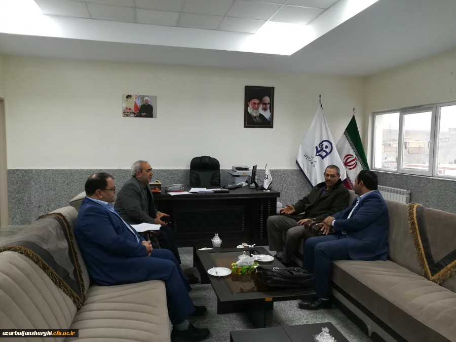 دیدار مدیریت امور پردیس های استان با معاون استاندار و فرماندار ویژه، و رئیس آموزش و پرورش  شهرستان مراغه 3