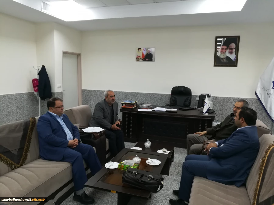 دیدار مدیریت امور پردیس های استان با معاون استاندار و فرماندار ویژه، و رئیس آموزش و پرورش  شهرستان مراغه 6