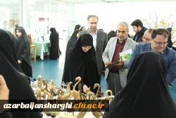 افتتاحیه نمایشگاه ها و مراسم بزرگداشت هفته پژوهش در محل پردیس  فاطمه الزهرا (س) برگزار شد. 3