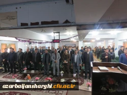 مراسم بزرگداشت هفته پژوهش در محل پردیس علامه امینی برگزار شد. 3