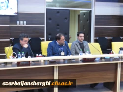 برگزاری انتخابات بنیاد خیرین حامی دانشگاه فرهنگیان استان آذربایجان شرقی با حضور رئیس هیئت مدیره و مدیر عامل بنیاد خیرین حامی دانشگاه فرهنگیان و جمعی از خیرین استان برگزار شد. 17