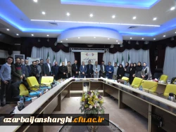 نشست خبری مسئولین بنیاد خیرین حامی دانشگاه فرهنگیان کشور و مدیریت امور پردیس های استان با حضور جمعی از خبرگزاری های کشوری و استانی 7