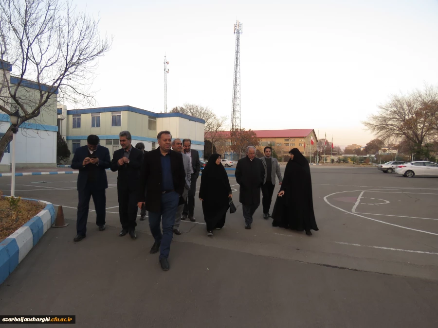 بازدید رئیس هیئت مدیره، مدیر عامل، خزانه دار و عضو اصلی بنیاد خیرین حامی دانشگاه فرهنگیان از پردیس های فاطمه  الزهرا(س)  و پردیس علامه  امینی تبریز. 2