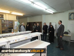 بازدید رئیس هیئت مدیره، مدیر عامل، خزانه دار و عضو اصلی بنیاد خیرین حامی دانشگاه فرهنگیان از پردیس های فاطمه  الزهرا(س)  و پردیس علامه  امینی تبریز. 2